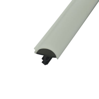 공동 압출 D 모양 고무 씰링 스트립 나무 도어 씰 스트립 Weatherstrip 화이트 색상