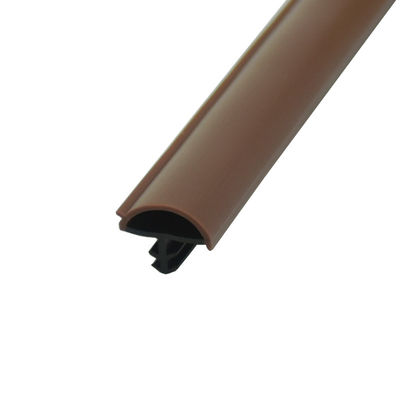 먼지 방지 아파트 나무 문 봉인 스트립 갈색 12*5mm