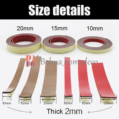 빨강과 갈색 색깔에 두꺼운 흑연 내화성이 있는 문 물개 2mm