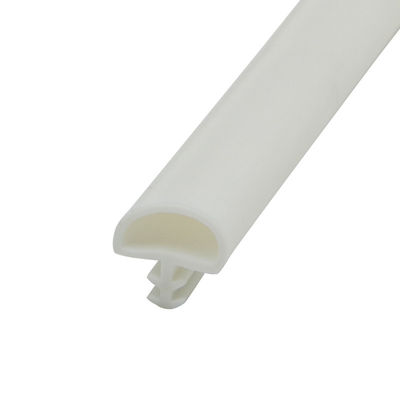 나무로 되는 문을 위한 고품질 나무로 되는 문 씰 스트립 공동 압출 D 모양 충돌 방지 PVC 고무 씰링 스트립