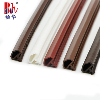 슬롯 형 나무 문 씰 스트립 나무 문 및 창에 대 한 충돌 방지 pvc 고무 씰링 스트립