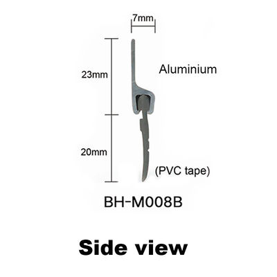 PVC 충돌과 스크루 고정되 43 밀리미터 높이 도어 하단부 밀봉 스트립