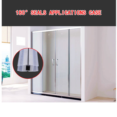 노화 저항을 가진 10mm 180° PVC 자석 샤워 문 지구