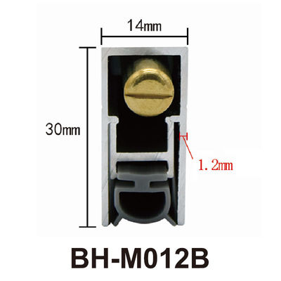 14*30mm 자동적인 문 바닥 물개 방화문을 위한 알루미늄 합금 하락 물개