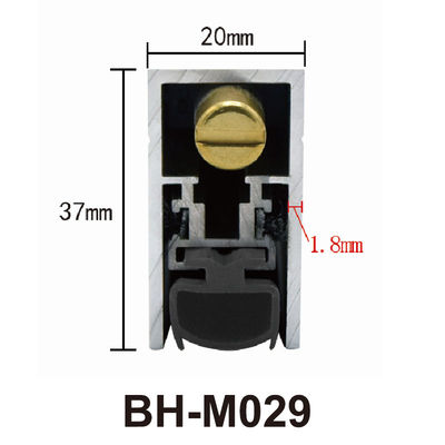 나무로 되는 문을 위해 형성되는 20*37mm 은폐된 문 청소 바닥 물개 U