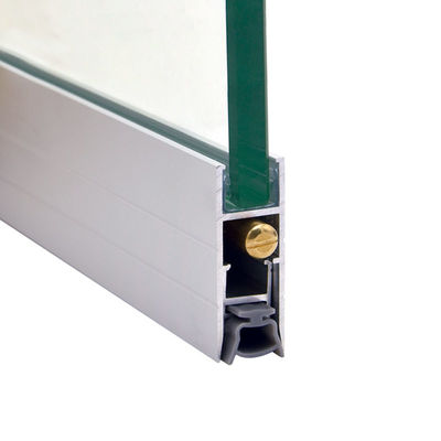 잔디 문을 위한 17*45mm 자동적인 문 바닥 물개 알루미늄 Weatherstrips
