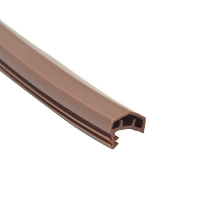12*6mm 반대 충돌 PVC 고무 스트립 목재 도어 밀봉 스트립 P1809